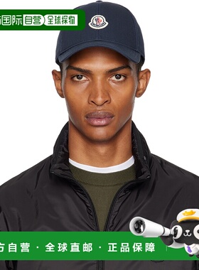 1h可退 香港直邮Moncler 盟可睐 男士 海军蓝 Archivio 棒球帽 K2