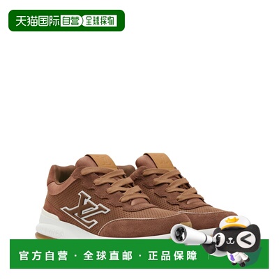 自营欧洲直邮LV路易威登 Classic男士皮革干邑色运动鞋男鞋
