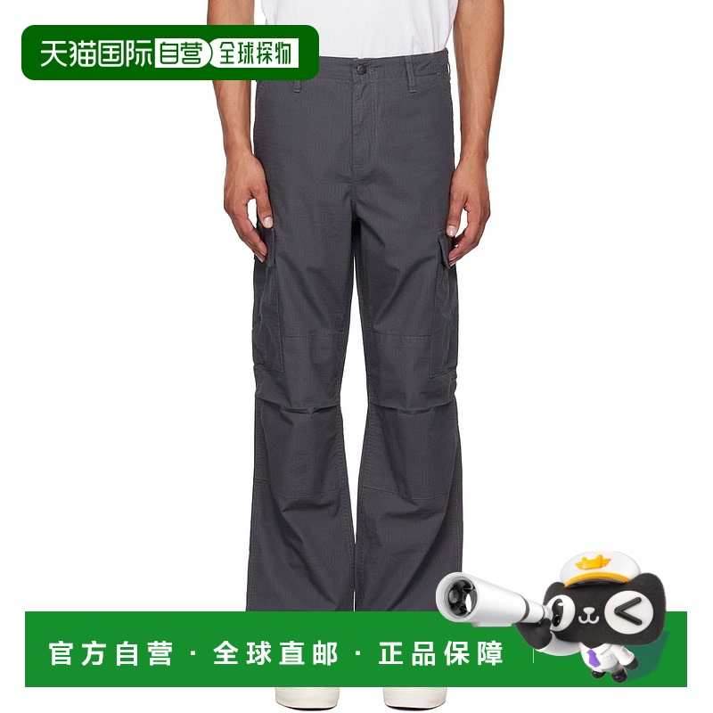 香港直邮Carhartt 卡哈特 男士 灰色 Regular 工装裤 I032467