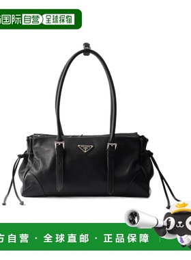 香港直邮Prada 中号徽标手提包单肩包斜挎包 1BG6282HF2VOOO