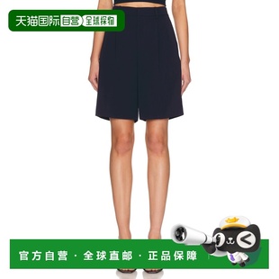 1h可退 香港直邮ralph lauren 拉尔夫劳伦 女士 Minetta 褶裥短裤