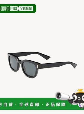 自营欧洲直邮YSL圣罗兰 SL 838男士黑色醋酸纤维logo标识太阳镜