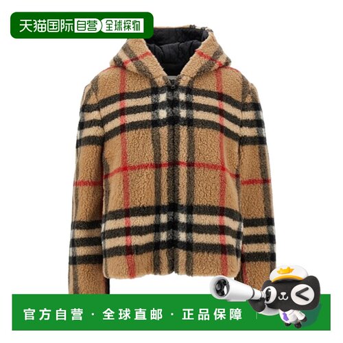香港直邮Burberry 格纹休闲夹克 80727521外套