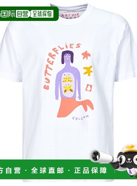 欧洲直邮Volcom 男士 FA ARTHUR LONGO 2 LSE SST 短袖T恤 白色