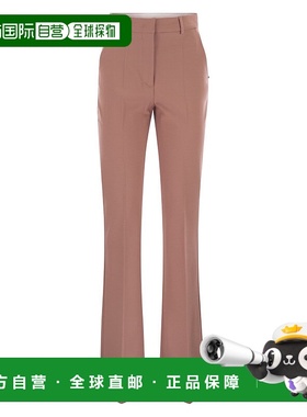 香港直邮Sportmax 斯宝麦斯 女士 FEBE 合身喇叭裤子 25221360826