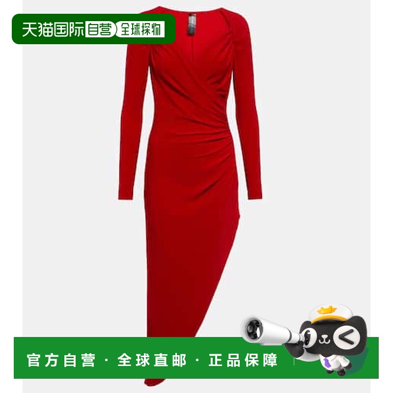 香港直邮NORMA KAMALI 诺玛 卡玛丽 女士 不对称中长连衣裙