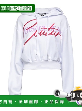 香港直邮versace 范思哲 女士 连帽运动衫 white白色 舒适时尚