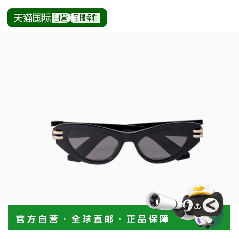 1h可退 香港直邮DIOR 迪奥 女士 CD40140F01A 黑色太阳镜 CD40140
