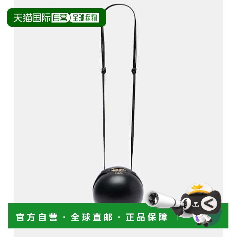 香港直邮Alaia 女士 Sphere 小号皮革肩包 black黑色 舒适时尚