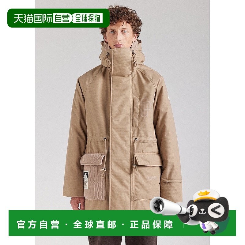 自营欧洲直邮Pyrenex Supakitch PRK联名男士浅褐色冬季派克大衣
