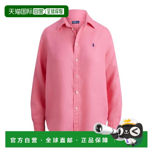 1h可退 香港直邮Polo Ralph Lauren 经典衬衫 211970730长袖亚麻