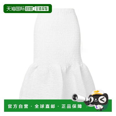 香港直邮DRIES VAN NOTEN 女士半身裙 SATURN41831WHITE SS2021