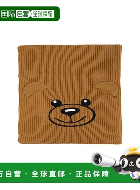 香港直邮Moschino 莫斯奇诺 女士 泰迪熊刺绣针织围巾 50233M5803