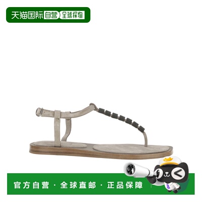 香港直邮Brunello Cucinelli 露趾平底凉鞋 MZSFC3151罗马鞋