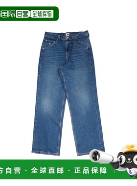 自营欧洲直邮Tommy Jeans Aiden Baggy Jean男士蓝色牛仔布牛仔裤