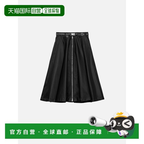 香港直邮PRADA 女士半身裙 21H0571WQ8F0002F0002 AW2026 黑色
