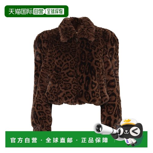 1h可退 香港直邮Chloe 人造皮草短款飞行员夹克 CH25SCV07211外套