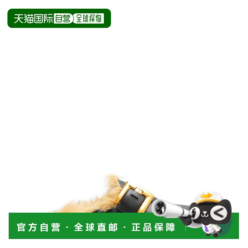 1h可退 香港直邮Balmain 巴尔曼 男士 人造毛皮襯裡穆勒鞋 FM1UR3