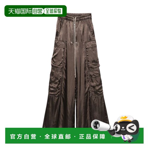 香港直邮RICK OWENS 女士休闲裤 RP01F6327N34 SS2026 棕色