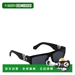 黑色醋酸纤维方形太阳 Flower男士 自营1h可退 欧洲直邮LV路易威登