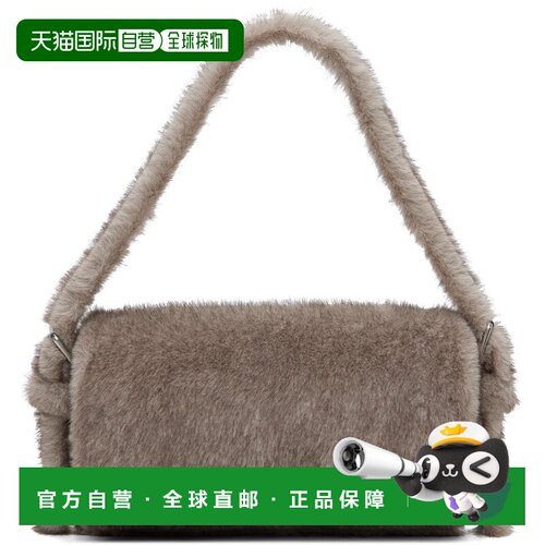 香港直邮Alexander Wang 亚历山大 王 女士 灰色 Ricco Slim Flap
