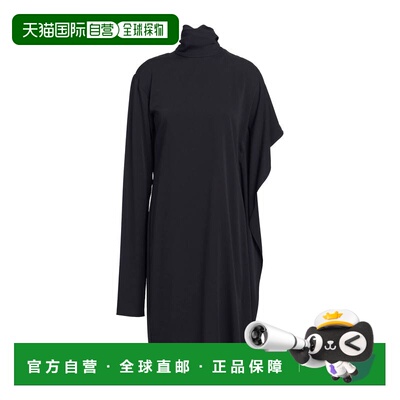 1h可退 香港直邮Sportmax 斯宝麦斯 女士 短款连衣裙 black黑色