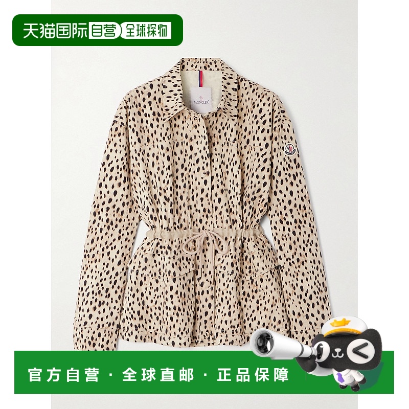 1小时内可退 香港直邮Moncler 盟可睐 女士 Saulon 嵌花动物纹棉