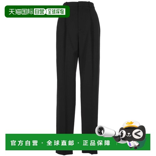 香港直邮Saint Laurent 圣罗兰 女士 黑色裤子 85【付后1h可退】