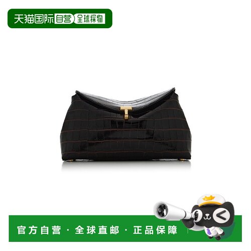 香港直邮TOTÊME 女士 T-lock 手包 brown棕色 舒【付后1h可退】