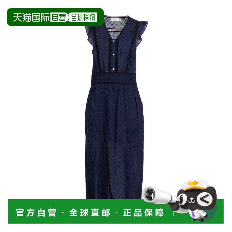 1h可退 香港直邮Coach 蔻驰 女士 夏装连衣裙 blue蓝色 舒适时尚
