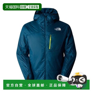 自营欧洲直邮THE NORTH FACE北面 男士蓝绿色尼龙羽绒服外套