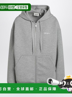 1h可退 香港直邮CARHARTT WIP 女士 灰色拉链棉混纺运动衫 I03602