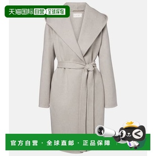 香港直邮The Row 女士 Cicero 羊绒裹式大衣 grey灰色 舒适时尚