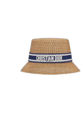 欧洲直邮CHRISTIAN DIOR（迪奥）女士 克里斯汀 手镯草编草编帽