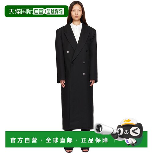 香港直邮The Frankie Shop 女士 黑色 Jane 大衣 COFS04187100010