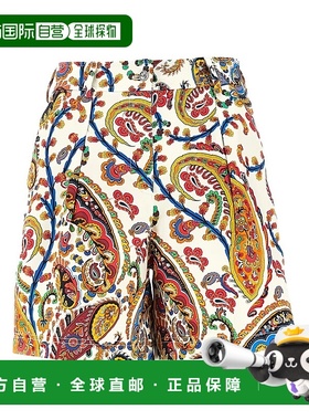 1h可退 香港直邮Etro 艾特罗 女士 佩斯利印花短褲 WREB001299SAE