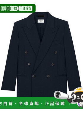 香港直邮Saint Laurent 长袖西装外套 859880Y405W羊毛