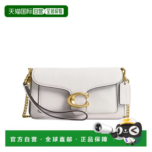 自营 COACH 女士斜挎包 CBF14B4HA CO 白色 Tabby 19 蔻驰单肩包