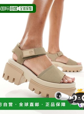 1h可退 香港直邮Timberland 天伯伦 女士 Everleigh 防水台石头色