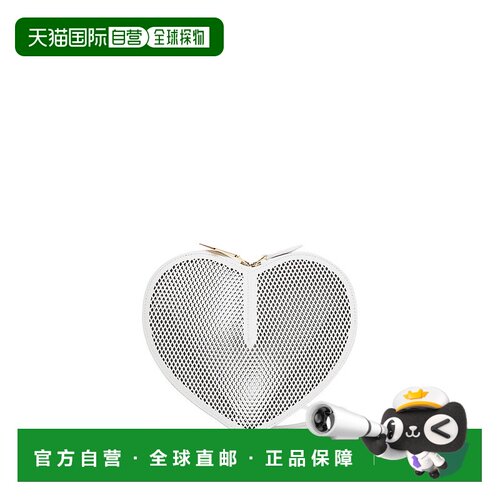 香港直邮Alaia 女士 鱼网心形包 AA1P003CA330 white白色 舒适时