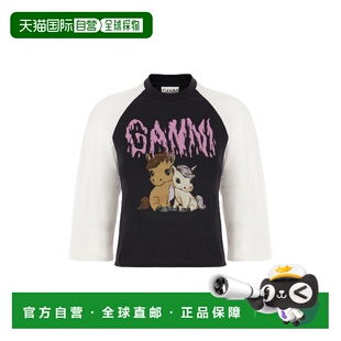 甘尼 棉质T恤 女士 tone A105005411026252 Two 香港直邮GANNI