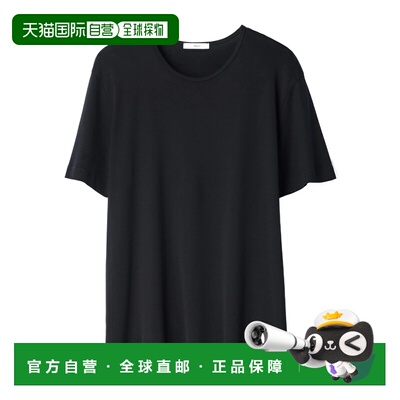 香港直邮LEMAIRE 男士T恤 TS0037LJ1016BK999 AW2026 黑色短袖