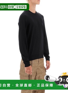 香港直邮Versace logo刺绣针织衫 10105341A07614长袖