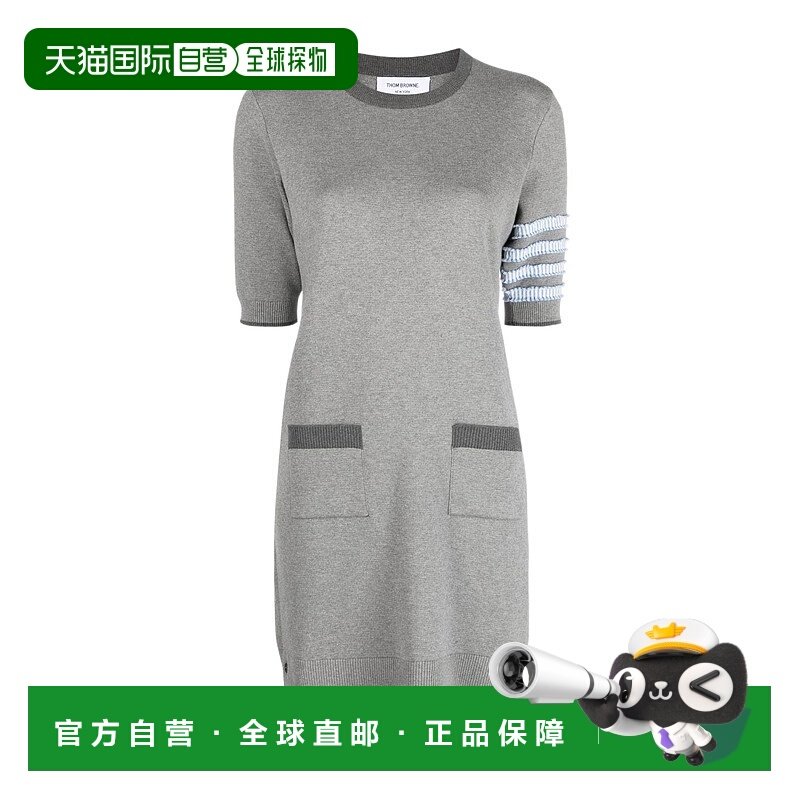 1h可退 香港直邮Thom Browne 针织迷你连衣裙 FKD166AY3005