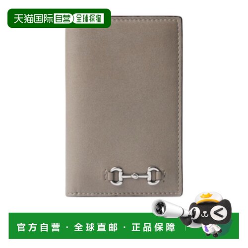1h可退 香港直邮GUCCI 男士钱包 846951AAFP12816 SS2026 灰色 饰