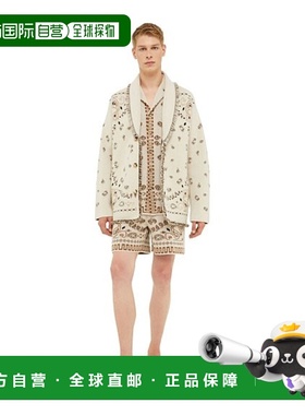 香港直邮Alanui 翻领长袖针织开衫 LMHB039R24KNI006羊绒