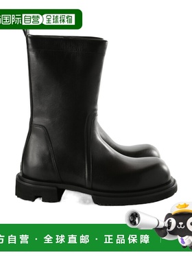 香港直邮Rick Owens 圆头靴子 RU01F2826LOO