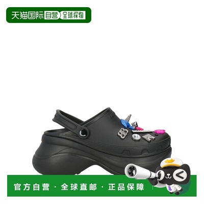 1h可退 香港直邮Balenciaga 巴黎世家 女士 Mules 木屐 black黑色