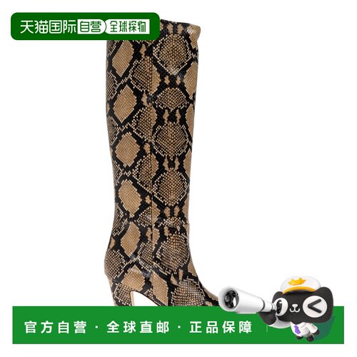 香港直邮AEYDE 女士高跟鞋 SILVASNAKEPRINTCALFLEA支付后1h可退