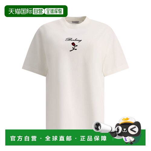 1h可退 香港直邮BURBERRY 女士衬衫 8083647 CO 白色 BURBERRY T-